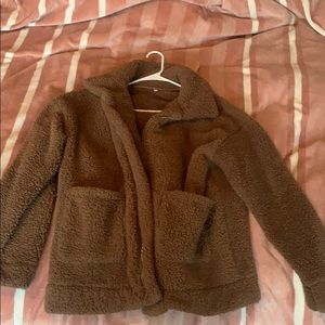 Brown Sherpa coat
